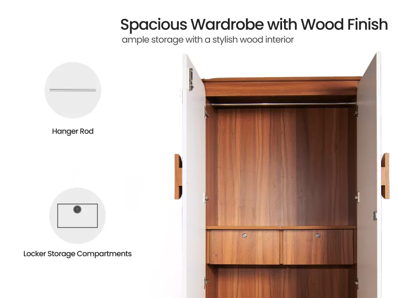 Erica Double Door Wardrobe